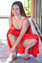 Tall Teen In Red 02
