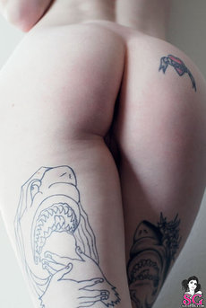 Kemper Teasing With Her Colored Tattoo 11